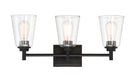 Designers Fountain - 95703-MB - Three Light Bath Bar - Westin - Matte Black