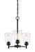 Designers Fountain - 95783-MB - Three Light Chandelier - Westin - Matte Black