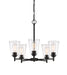 Designers Fountain - 95785-MB - Five Light Chandelier - Westin - Matte Black