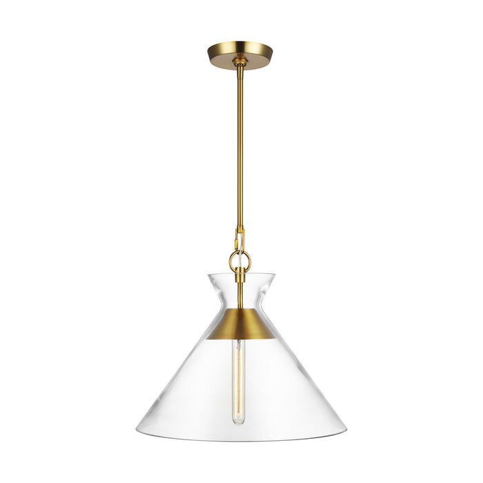 Visual Comfort Studio - CP1031BBS - One Light Pendant - Atlantic - Burnished Brass