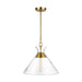 Visual Comfort Studio - CP1031BBS - One Light Pendant - Atlantic - Burnished Brass