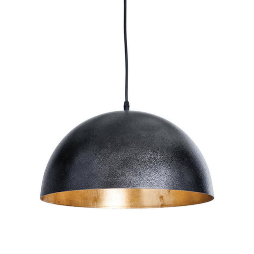 Sigmund One Light Pendant Blackened Steel