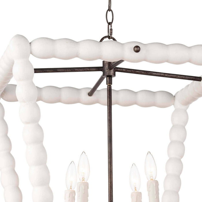 Regina Andrew - 16-1254WT - Four Light Lantern - Perennial - White