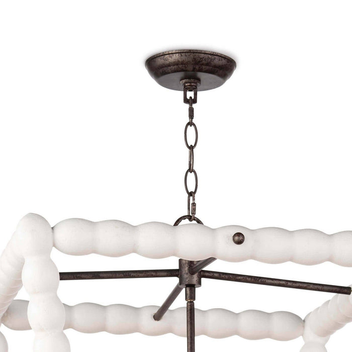 Regina Andrew - 16-1254WT - Four Light Lantern - Perennial - White