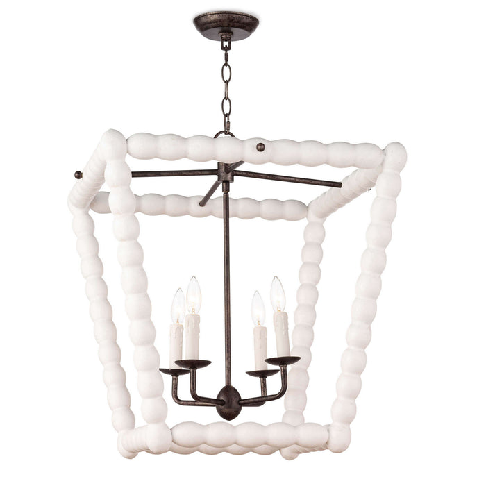 Regina Andrew - 16-1254WT - Four Light Lantern - Perennial - White