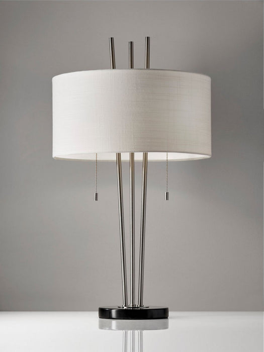 Adesso Home - 4072-22 - Two Light Table Lamp - Anderson - Brushed Steel