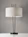 Adesso Home - 4072-22 - Two Light Table Lamp - Anderson - Brushed Steel