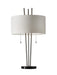 Adesso Home - 4072-22 - Two Light Table Lamp - Anderson - Brushed Steel
