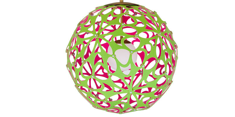 Modern Forms - PD-89936-GN/PK-WT - LED Chandelier - Groovy - Green/Pink & White