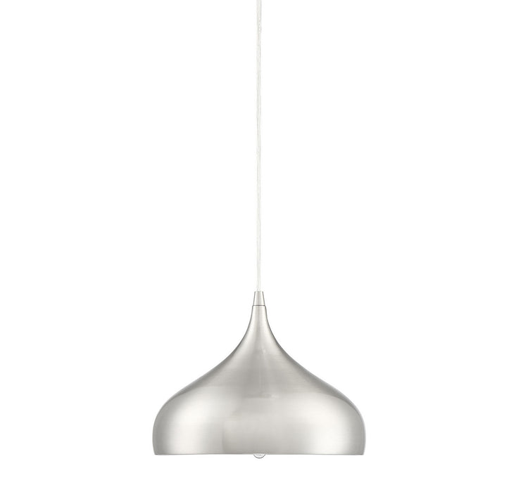 Meridian - M70075BN - One Light Mini Pendant - Mmin2 - Brushed Nickel