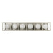 Varaluz - 325B06SOCB - Six Light Bath - Plaza - Silverado/Carbon