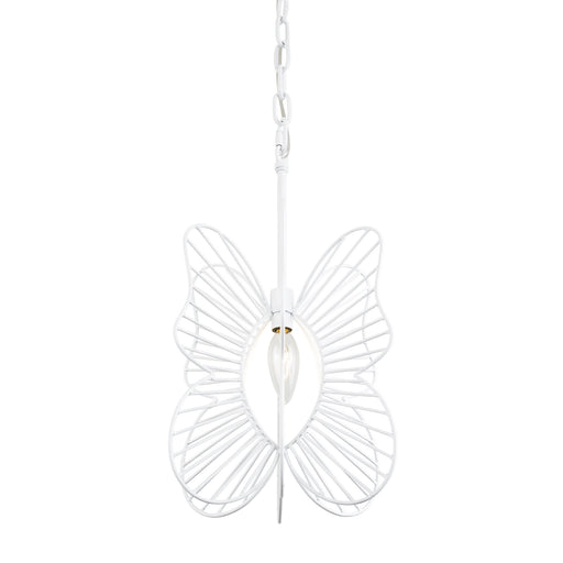 Monarch One Light Mini Pendant White