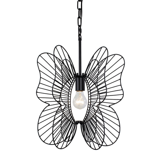 Monarch One Light Mini Pendant Black