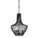 Varaluz - 339P03ABL - Three Light Pendant - Elsa - Black