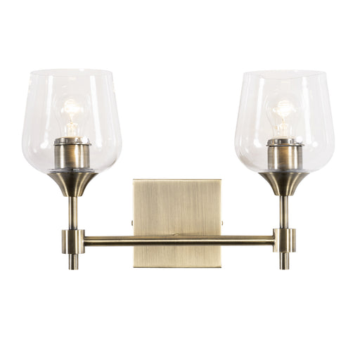 Margaux Two Light Bath Antique Brass