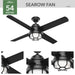 Searow 54" Ceiling Fan-Fans-Hunter-Lighting Design Store
