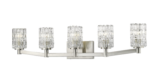 Aubrey Five Light Vanity Brushed Nickel