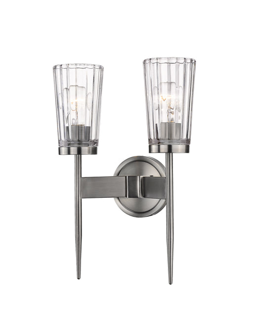Z-Lite - 1932-2S-AN - Two Light Wall Sconce - Flair - Antique Nickel