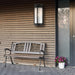 Livex Lighting - 22383-04 - Three Light Outdoor Wall Lantern - Sheridan - Black w/ Brushed Nickels