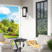 Livex Lighting - 22383-04 - Three Light Outdoor Wall Lantern - Sheridan - Black w/ Brushed Nickels