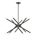Livex Lighting - 46776-76 - 12 Light Chandelier - Soho - Scandinavian Gray w/ Brushed Nickels