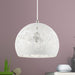 Livex Lighting - 49544-03 - Three Light Pendant - Chantilly - White w/ Brushed Nickels