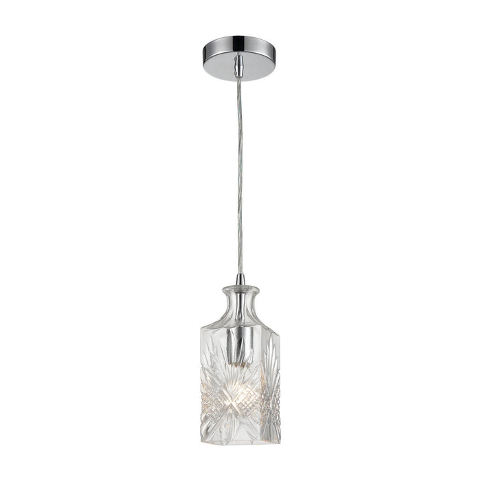 ELK Home - 1122-054 - One Light Mini Pendant - Twickenham - Clear