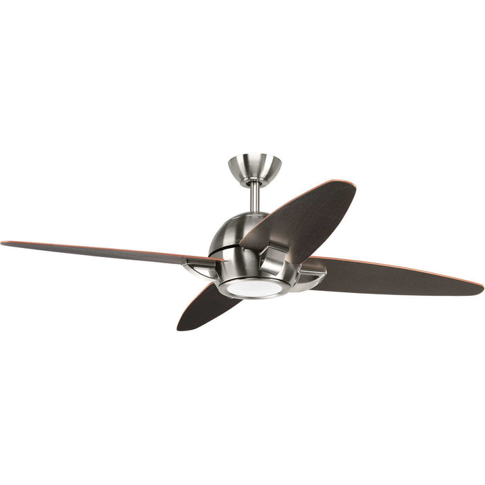Progress Lighting - P2542-0930K - 54" Ceiling Fan - Soar 54" - Brushed Nickel