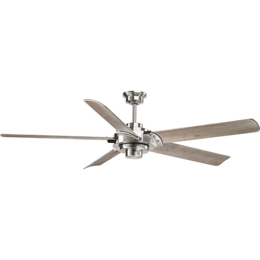 Progress Lighting - P2546-09 - 68" Ceiling Fan - Ellwood - Brushed Nickel