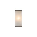 Abbott One Light Wall Sconce Urban Bronze/Alabaster-Sconces-Alora-Lighting Design Store