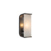 Abbott One Light Wall Sconce Urban Bronze/Alabaster-Sconces-Alora-Lighting Design Store