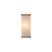 Abbott One Light Wall Sconce Vintage Brass/Alabaster-Sconces-Alora-Lighting Design Store