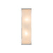 Abbott Two Light Vanity Polished Nickel/Alabaster-Bathroom Fixtures-Alora-Lighting Design Store