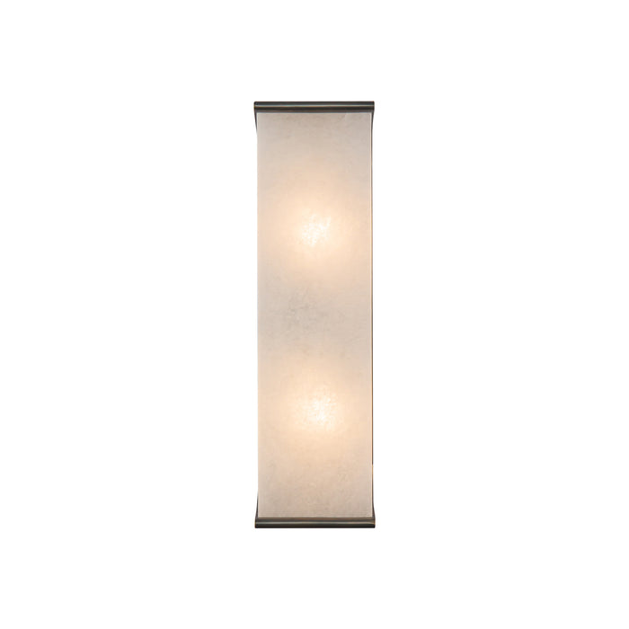 Abbott Two Light Vanity Urban Bronze/Alabaster-Bathroom Fixtures-Alora-Lighting Design Store