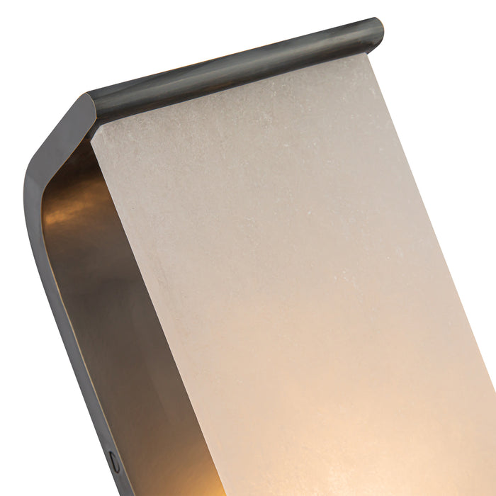 Abbott Two Light Vanity Urban Bronze/Alabaster-Bathroom Fixtures-Alora-Lighting Design Store