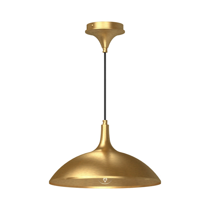 Abel One Light Pendant Brushed Gold-Pendants-Alora-Lighting Design Store