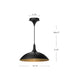 Abel One Light Pendant Matte Black-Pendants-Alora-Lighting Design Store