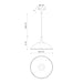Abel One Light Pendant White-Pendants-Alora-Lighting Design Store