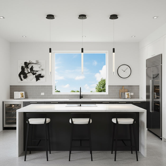 Celine LED Pendant Black-Mini Pendants-Artcraft-Lighting Design Store