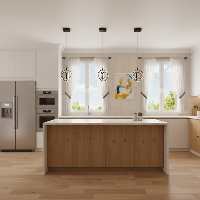 Rose Collection LED Pendant Black-Mini Pendants-Artcraft-Lighting Design Store