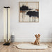 Cascata LED Floor Lamp Black, Brushed Brass-Lamps-Artcraft-Lighting Design Store