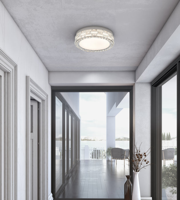 Elegance LED Flush Mount Chrome-Flush Mounts-Artcraft-Lighting Design Store