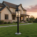 Madrid One Light Outdoor Post Mount Black-Exterior-Artcraft-Lighting Design Store
