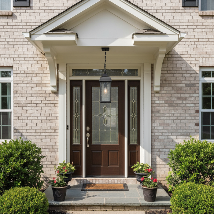 Madrid One Light Outdoor Pendant Black-Exterior-Artcraft-Lighting Design Store