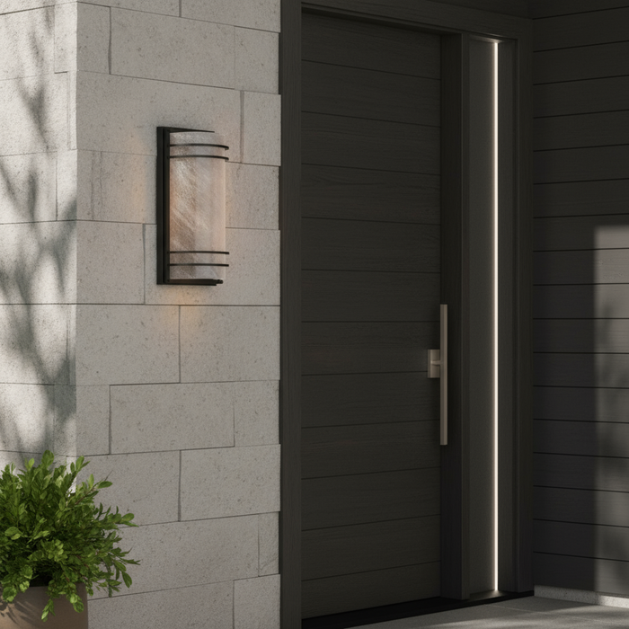 Keswick Two Light Outdoor Wall Sconce Black-Exterior-Artcraft-Lighting Design Store