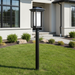 Overbrook LED Post Lantern Black-Exterior-Artcraft-Lighting Design Store