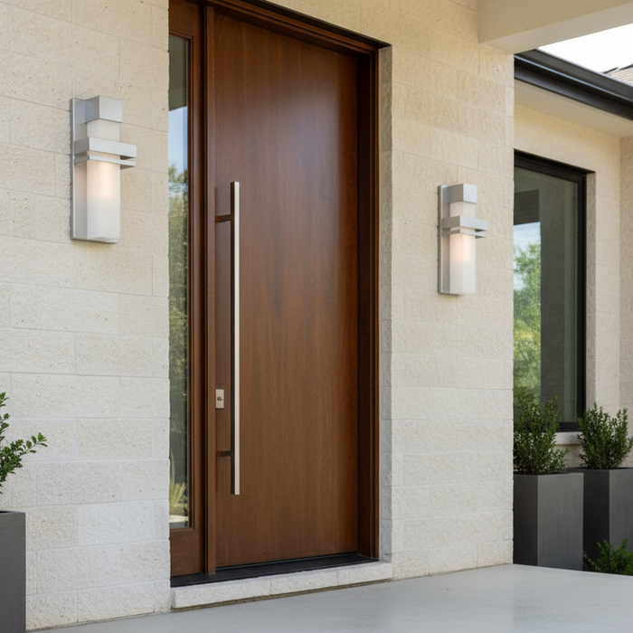 Camden LED Outdoor Wall Mount Silver-Exterior-Artcraft-Lighting Design Store