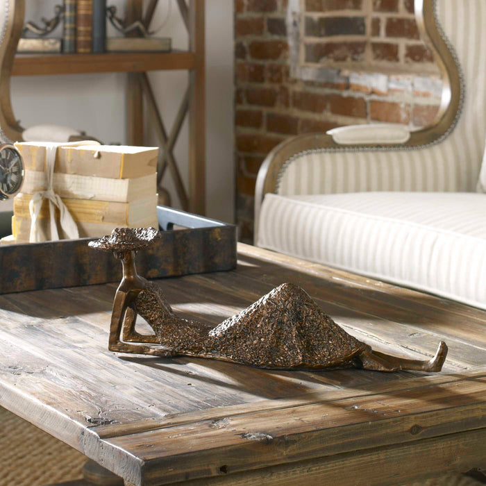 Summer Days Sculpture Antique Bronze-Home Accents-Uttermost-Lighting Design Store