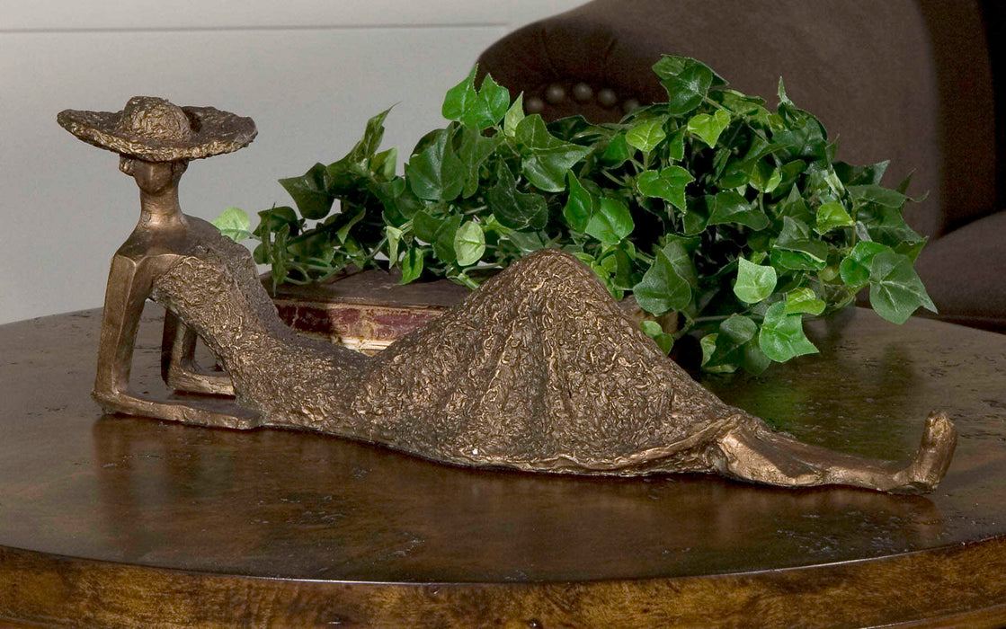 Summer Days Sculpture Antique Bronze-Home Accents-Uttermost-Lighting Design Store