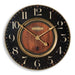 Alexandre Wall Clock Brass-Home Accents-Uttermost-Lighting Design Store